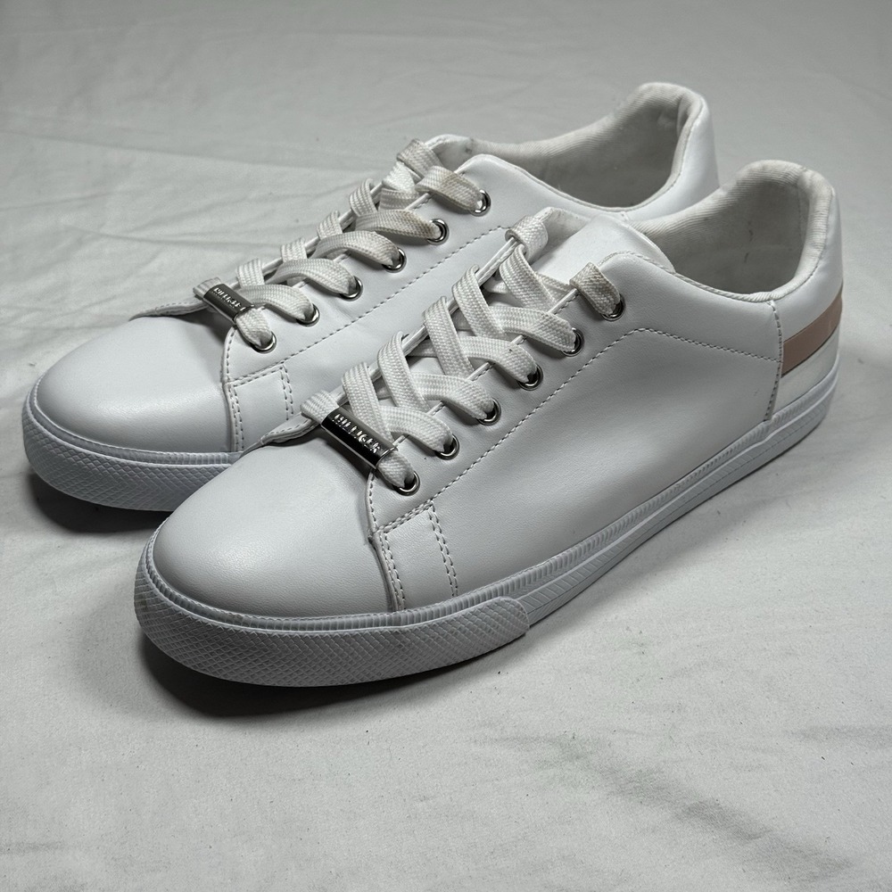 Tommy Hilfiger White‎ Sneakers Womens Size 10M Lace Up Casual Shoes